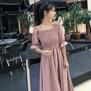 连衣裙女小清新设计感两穿显瘦裙子2013 泡泡袖 夏装 新款