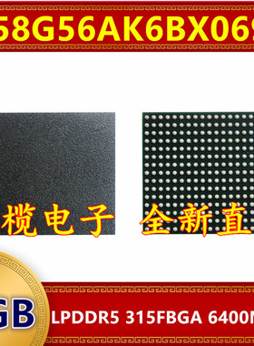 H58G56AK6BX069R LPDDR5 6400Mbps 4GB 315FBGA 暂存缓存内存芯片