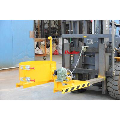 现货供应H285K车专用倒桶机具抱桶HK285（叉手摇翻转桶倒桶夹油翻