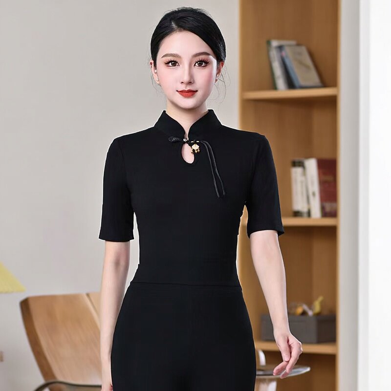 形体服上衣修身导师舞蹈服
