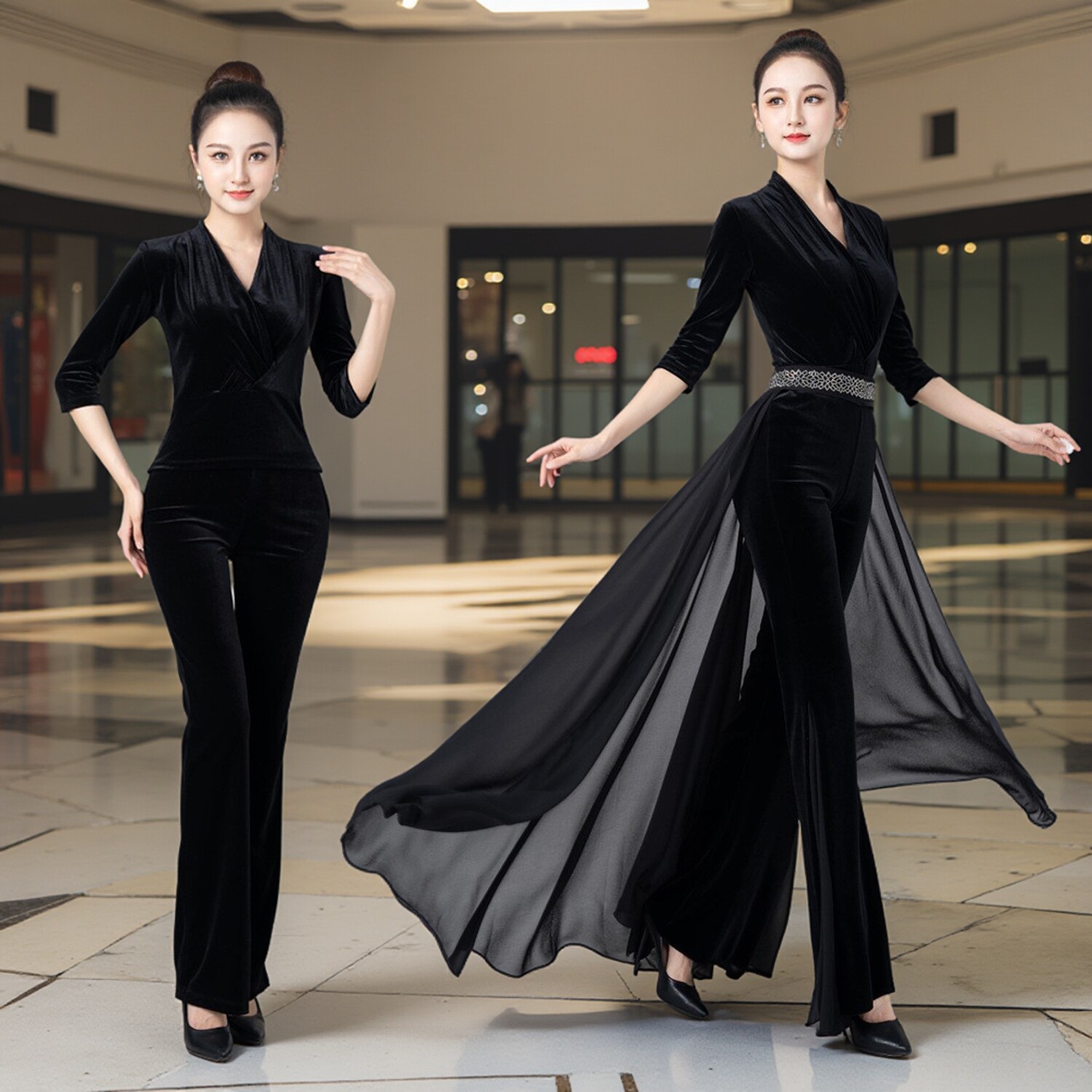 形体训练服套装导师舞蹈服