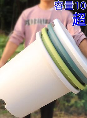 特大号花盆种树欧式树脂加厚耐晒