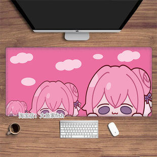 办公桌桌垫 胜利女神nikke桃乐丝doro周边 鼠标垫 锁边 防滑 硅胶