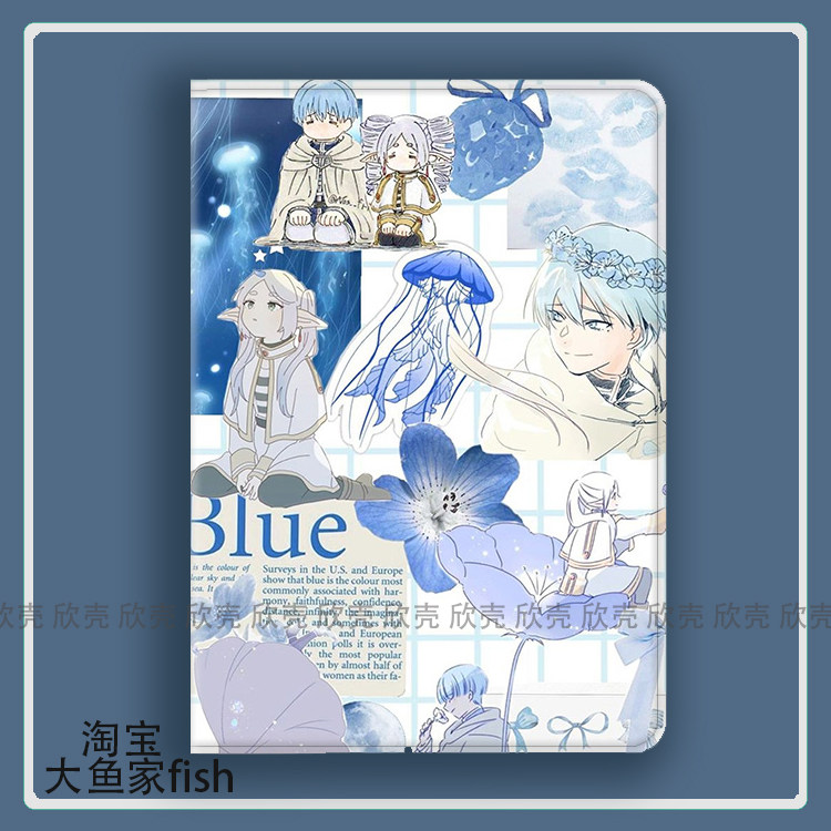 葬送的芙莉莲周边适用iPad10.2苹果Pro11寸Air6/7华为matepad10.4平板mini4/5保护套13小米7pro荣耀V8pro红米