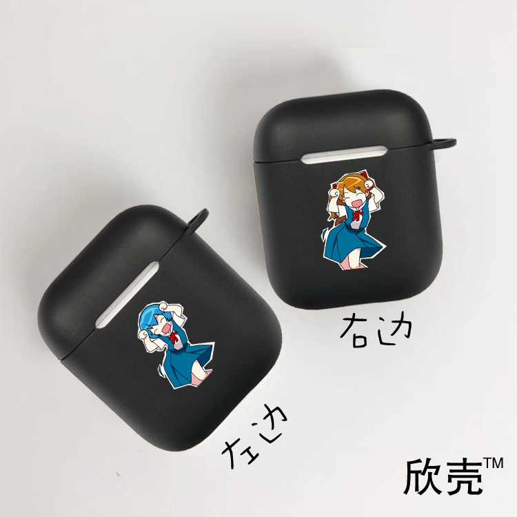 苹果绫波丽明日香无线硅胶保护壳