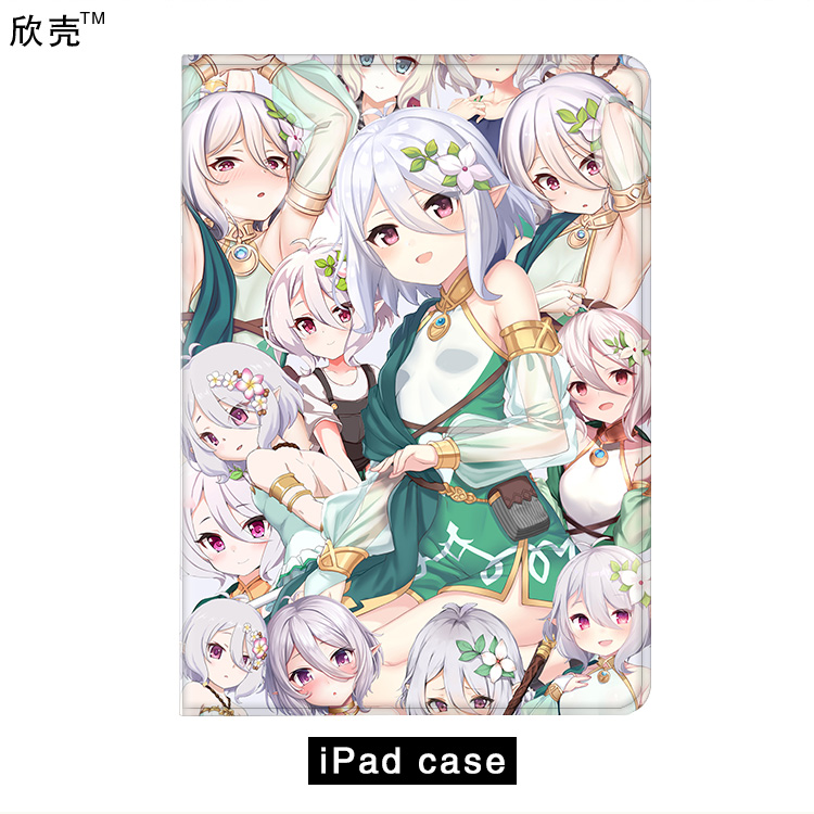 公主连结周边可可萝适用ipadair3保护套pro4平板1/2皮套mini5华为