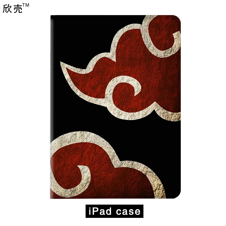 火影忍者晓组织适用ipadair3保护套pro4平板1/2皮套mini5华为M6软