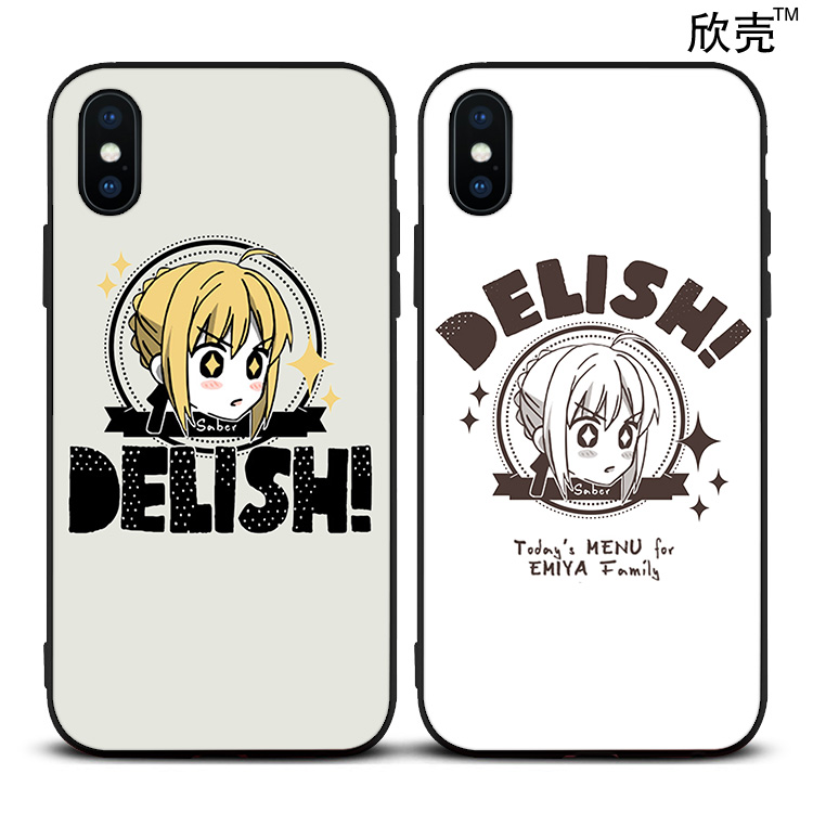 动漫手机壳适用苹果磨砂华为xr