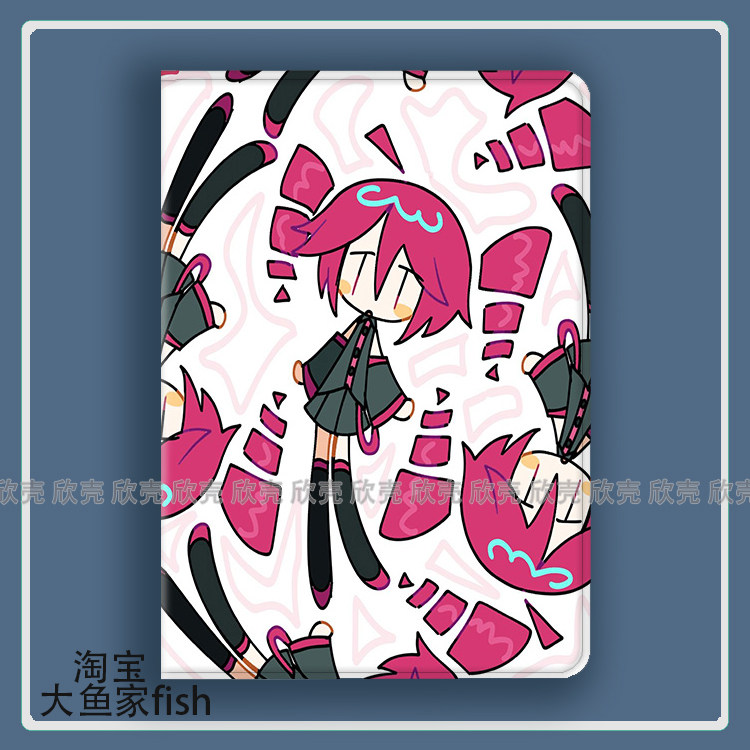 日系动漫重音teto同人周边适用iPad10.2苹果Pro11寸Air5/6华为matepad10.4平板mini2/3/4保护套13小米7二次元