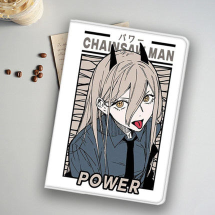 电锯人 帕瓦适用iPad10.2平板air3/4保护套Pro11笔槽mini5/6华为M