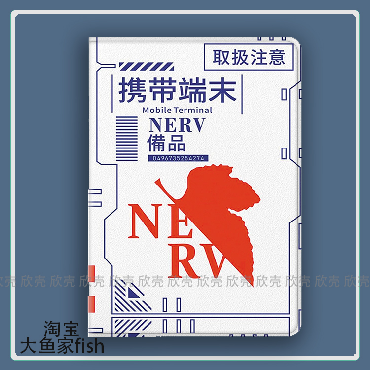EVA福音战士周边适用iPad10.2保护套Air3/4华为matepad Pro11第十代min5/6小米6max红米pad小新plus荣耀v8pro
