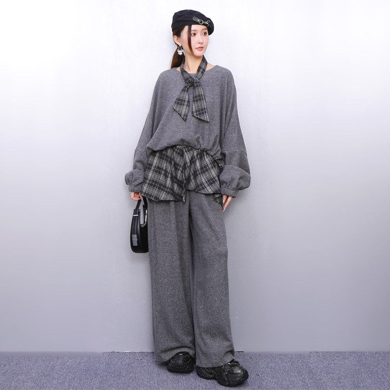 2025秋新款女套装宽松卫衣