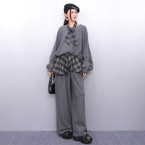 2025秋新款女套装宽松卫衣