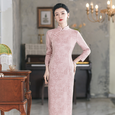 2024年日常旗袍莹杉新中式旗袍