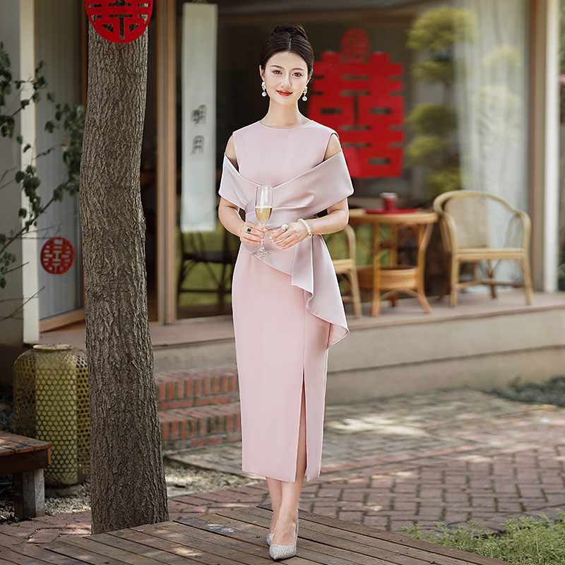 新中式婚宴礼服莹杉复古国风