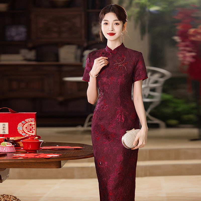 新中式婚宴旗袍莹杉复古国风