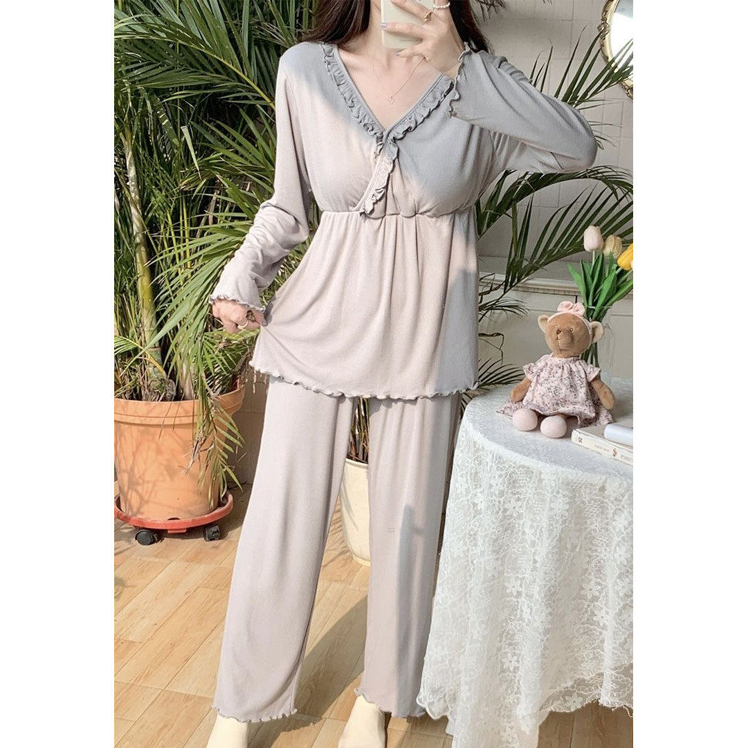 月子服女士休闲月子服睡衣150cm矮小个子孕妇产后孕妇睡衣小个子