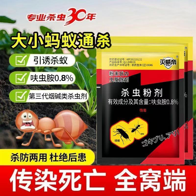 蚂蚁药蟑螂药家用全窝端非无毒厨房室内除杀消灭蚂蚁净杀虫粉饵剂