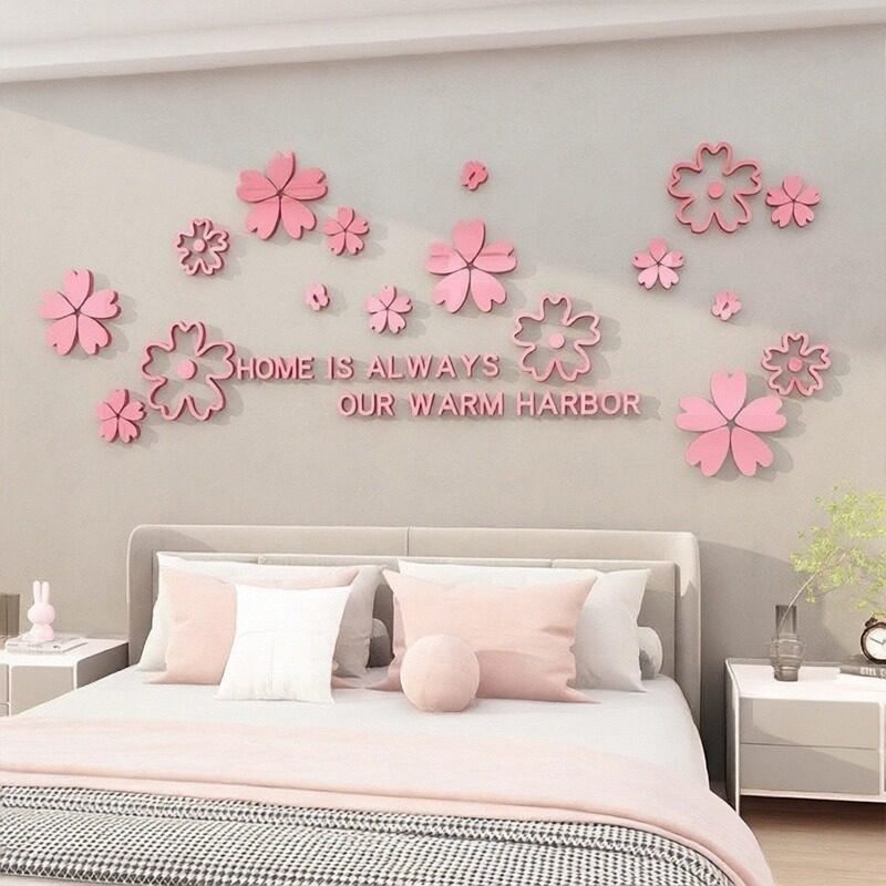 创意墙面客厅影电视亚克力自沙发卧室3d装饰立体墙粘贴纸布置背景