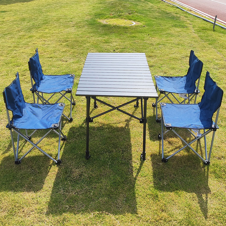 踏轻游户外折叠桌椅便携套装布