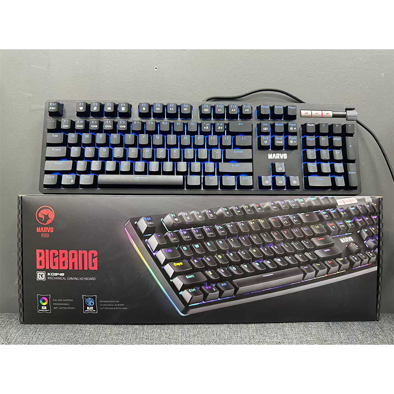 KG948有线发光机械键盘电竞游戏台式机电脑笔记本商务办公家用USB