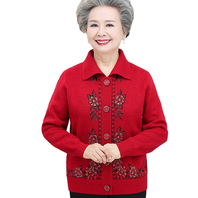 本命年婚礼加绒加厚奶奶装