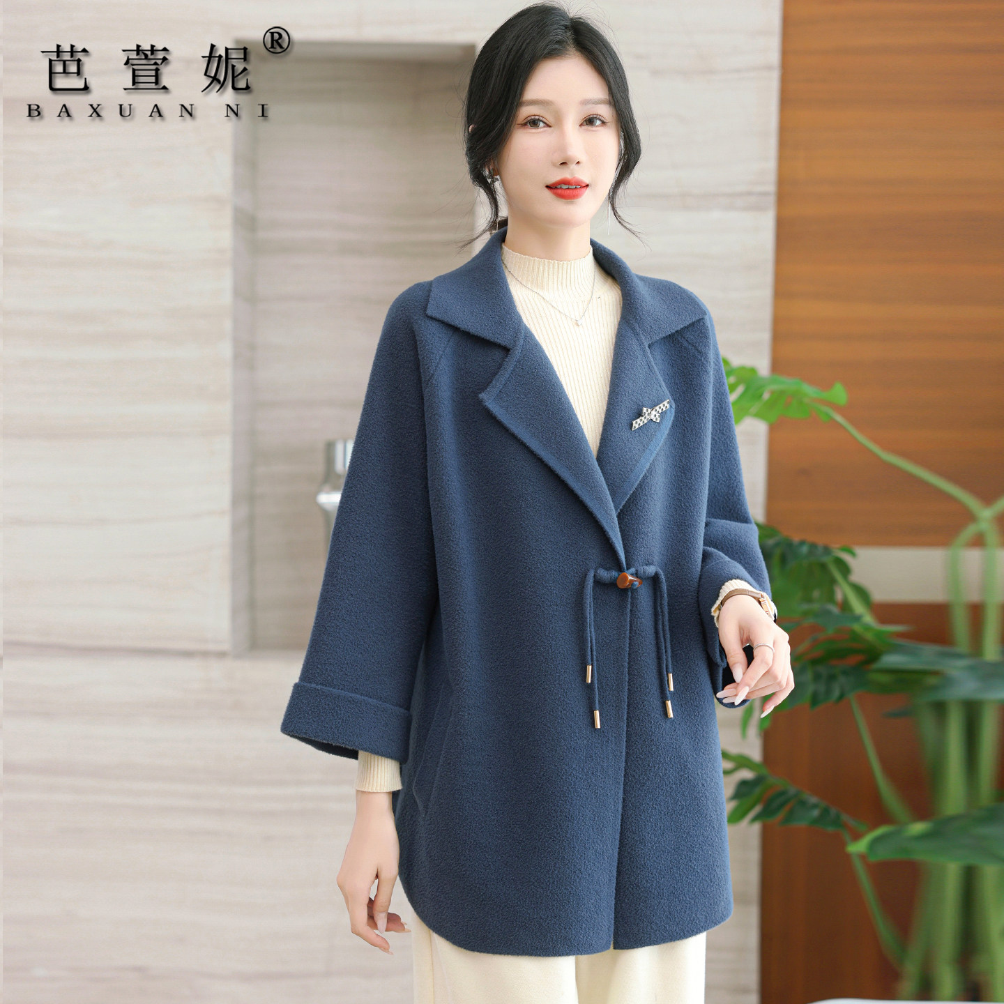 妈妈春秋装新款外套时尚中老年女装加大码宽松上衣秋冬季针织开衫