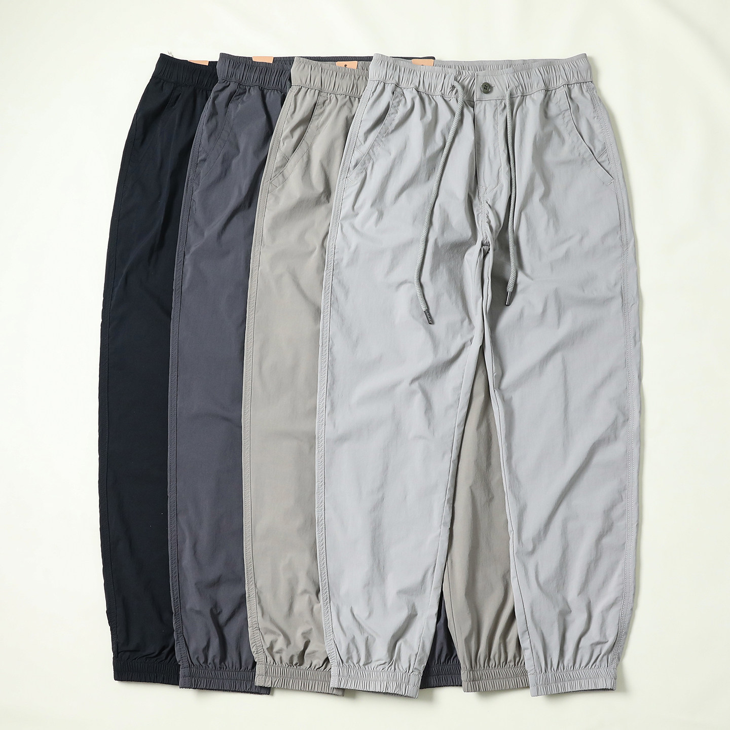 夏季男士薄款快干休闲束脚裤运动裤韩版潮流宽松速干系带小脚长裤