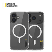 国家地理适用苹果17promax手机壳magsafe磁吸无线充电iPhone17promax保护套透明防摔商务保护壳