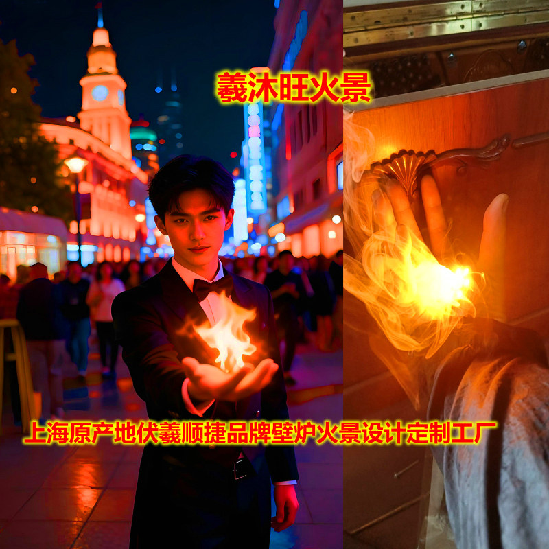 魔术表演仿真火焰掌中火道具微型魔术道具
