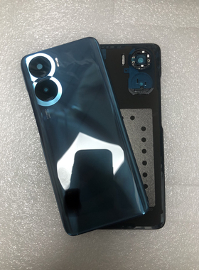 适用荣耀畅玩40plus后盖电池盖后壳背原装RKY-AN00后壳带镜框