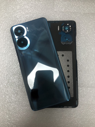 适用荣耀畅玩40plus后盖电池盖后壳背原装RKY-AN00后壳带镜框