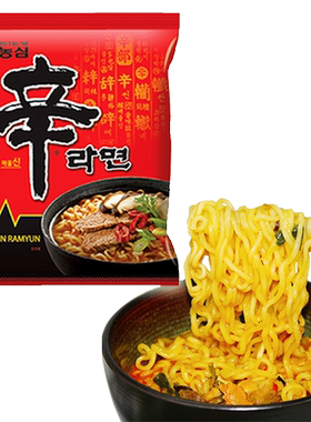 韩国进口香菇牛肉味农心辛拉面