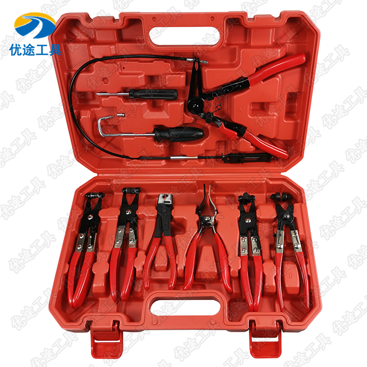 适用大众奥迪汽车水管钳卡钳直型喉式管束卡扣钳卡箍夹钳