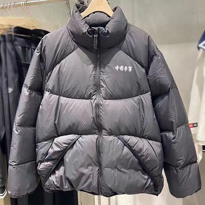 中国李宁男女95%鸭绒短羽绒服