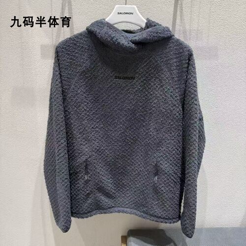 萨洛蒙户外徒步男女款抓绒卫衣