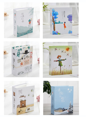 6寸/大六寸碎花相册4R4D插页式宝宝像册本情侣相簿家庭影集包邮