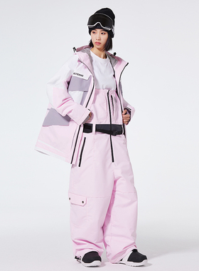 ARCTIC QUEEN滑雪服男女款套装防风防水保暖3L压胶单双板滑雪衣裤