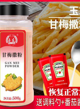 正宗台湾甘梅粉500g甘梅味撒料梅子粉鸡排调料甘梅地瓜专用撒粉