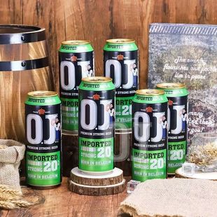 比利时原装进口OJ鸥捷烈性啤酒精酿黄啤20度OJ高度深水炸弹500ml
