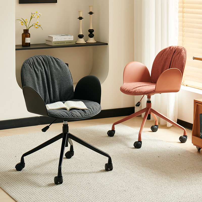 统道加厚塑料靠背软垫电脑椅