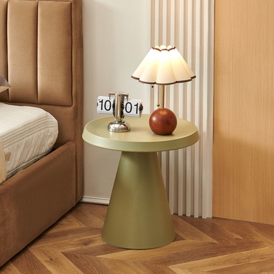 奶油风统道品牌铁艺小边几