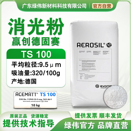 德固赛赢创消光粉TS100 易分散消光性透明度好 降低光泽度 开票