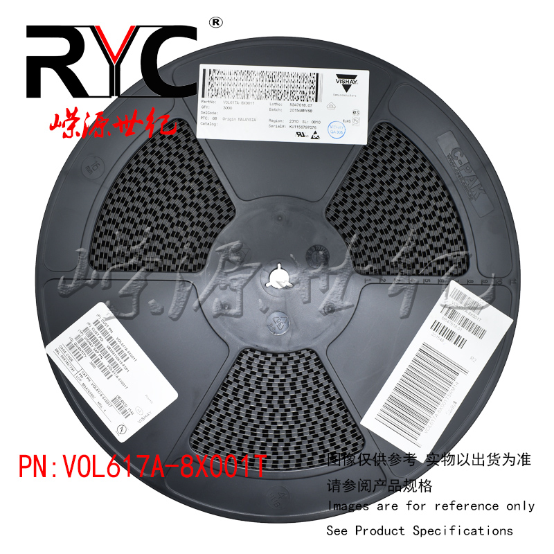 VOL617A-8X001T LSOP-4 VISHAY 晶体管输出光电耦合器 5000 Vrms