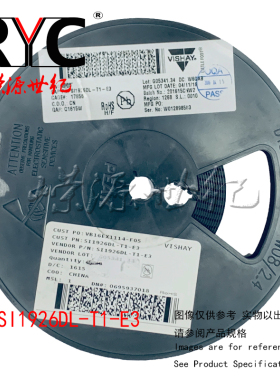 SI1926DL-T1-E3 SOT-363-6 Vishay原装 MOSFET 60V Vds 20V N通道