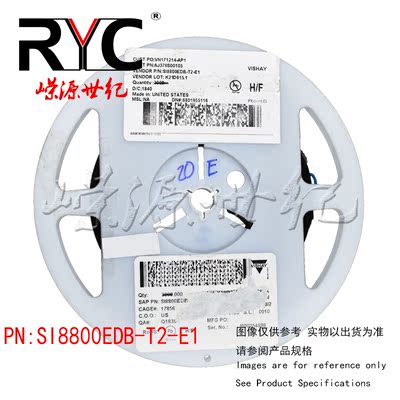 SI8800EDB-T2-E1 MicroFoot-4 VISHAY原装 MOSFET 20V Vds 8V Vgs