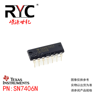TI德州 DIP 缓冲器和线路驱动器 正品 直插 进口原装 SN7406N