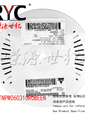 TNPW060310R0BEEN VISHAY 原装 薄膜电阻器 SMD 10ohms .1% 25ppm