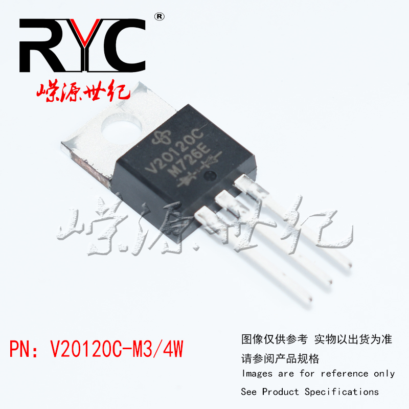 V20120C-M3/4W TO-220-3 VISHAY 肖特基二极管与整流器 20A 120V