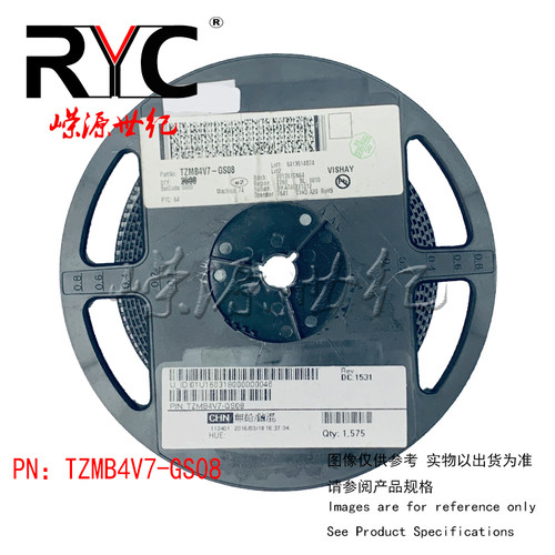 TZMB4V7-GS08 SOD-80 VISHAY 原装 稳压二极管 4.7 Volt 0.5W 2%